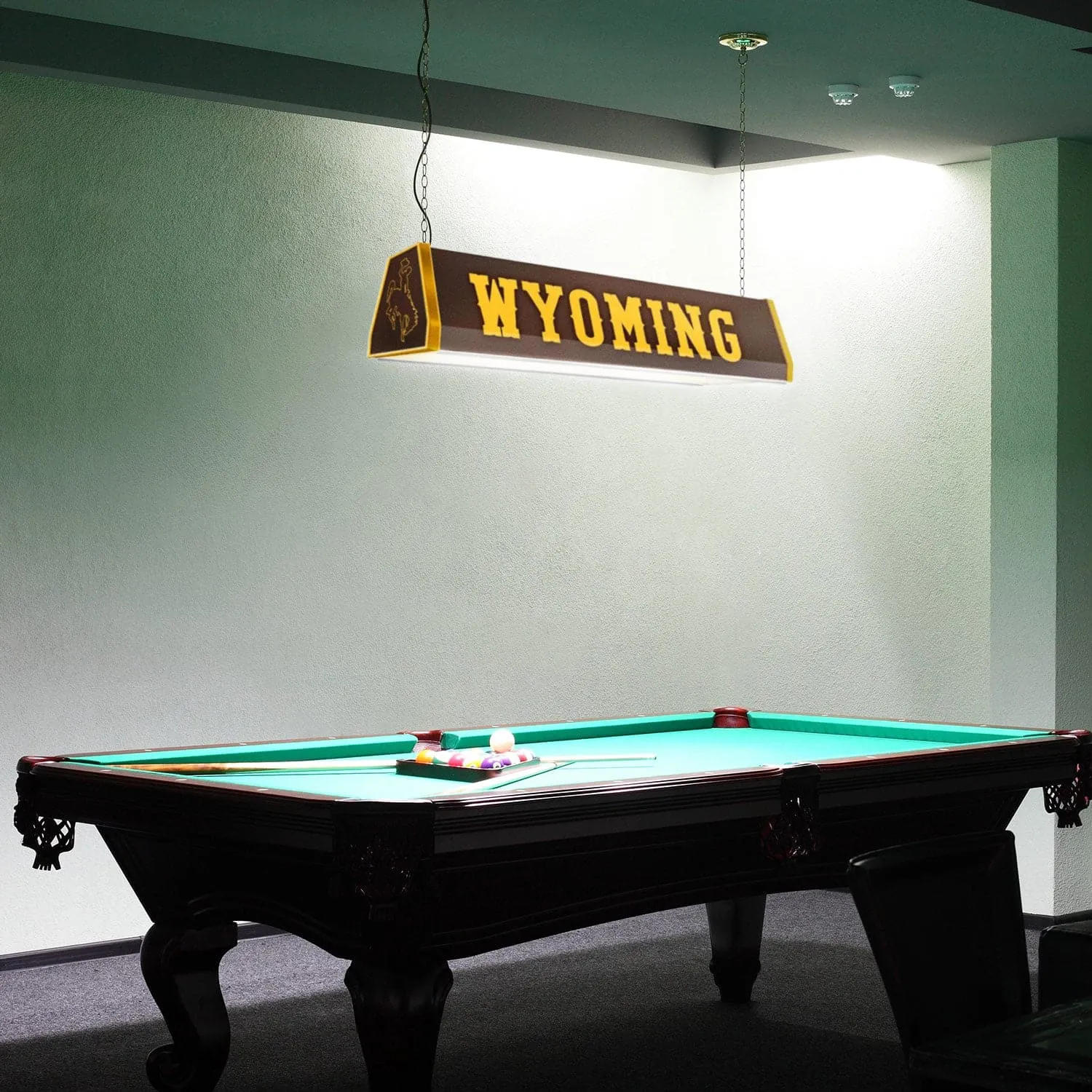 Wyoming Cowboys: Standard Pool Table Light
