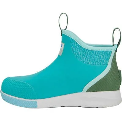 Xtratuf Women's Ankle 6" Waterproof Slip Resistant Deck Sport Boot -Green- ADSW-300