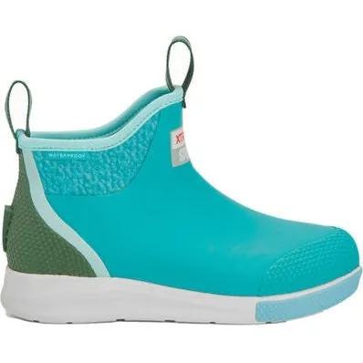 Xtratuf Women's Ankle 6" Waterproof Slip Resistant Deck Sport Boot -Green- ADSW-300