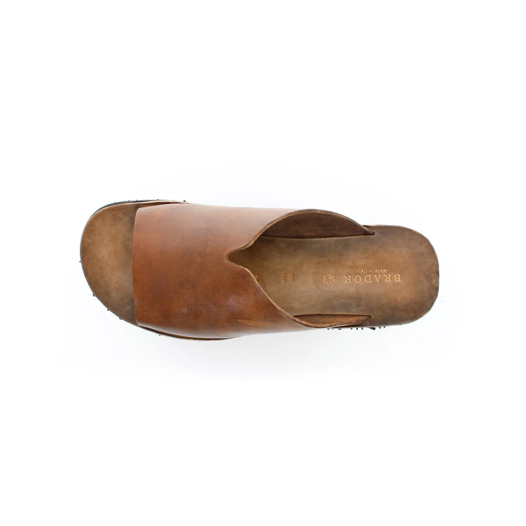 ZACK MAHOGANY SANDALS